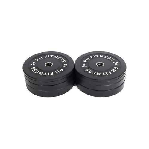 PH Fitness Bumper Plates Voordeelsets 50MM 75KG tot 290KG, Sport en Fitness, Fitnessapparatuur, Overige typen, Nieuw, Overige materialen