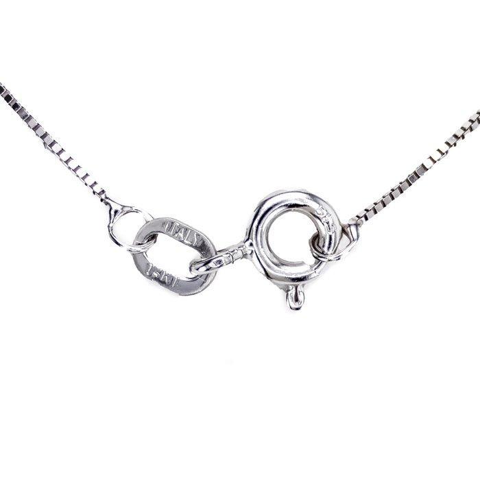 Zonder minimumprijs - Halsketting - 14 karaat Witgoud -, Bijoux, Sacs & Beauté, Colliers