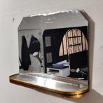 Wandspiegel - Glas, Hout - Vintage Spiegel, Maison & Meubles