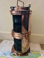 Navigation lamp - Koper, Messing, Glas