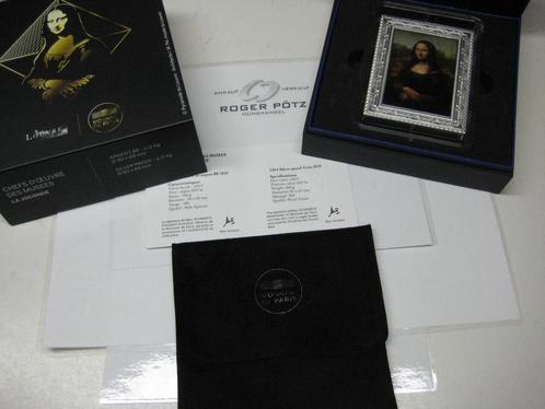 Frankreich 250 Euro 2019 Mona Lisa 1/2 kg zilver Pp color..., Postzegels en Munten, Munten | Europa | Euromunten, België, Verzenden