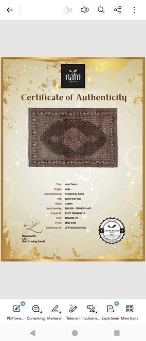 Tabriz - Tapijt - 296 cm - 203 cm - Carpet Indo Tabriz, Huis en Inrichting, Stoffering | Tapijten en Vloerkleden