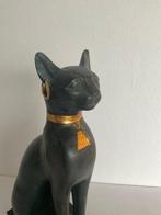 Beeld, Bastet, de goddelijek kat - 33 cm - Gepatineerd brons