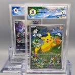 Pikachu & Mew (Promo & Ar) - 2 Graded card - Pokemon - Graad