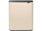 Brabantia Bo Touch Bin - Prullenbak - 60 liter - Soft Beige, Huis en Inrichting, Verzenden, Zo goed als nieuw