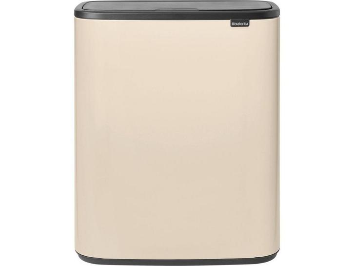 Brabantia Bo Touch Bin - Prullenbak - 60 liter - Soft Beige, Huis en Inrichting, Woonaccessoires | Overige, Zo goed als nieuw