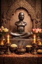 Jayavarman VII beeld - Beeld - Cambodja (Zonder