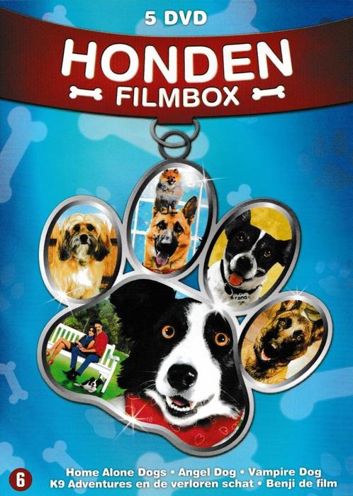 Honden filmbox (5dvd) op DVD, Cd's en Dvd's, Dvd's | Avontuur, Nieuw in verpakking, Verzenden
