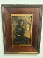 Spaanse school (XX) - Retrato de mujer granadina, Antiek en Kunst