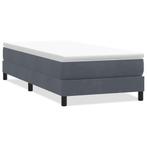 Boxspring 90x210 cm Donkergrijs | Retour Deal | 40% Korting!, 90 cm, Eenpersoons, Verzenden, 210 cm