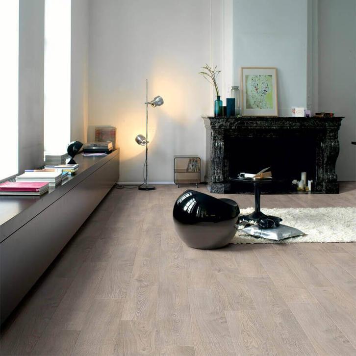 Quick Step Classic CLM1405 laminaat oude eik lichtgrijs, Doe-het-zelf en Bouw, Vloerdelen en Plavuizen, Ophalen of Verzenden