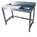 Rvs voorbereidingstafel voor groente 2000x700x900 mm, Verzenden