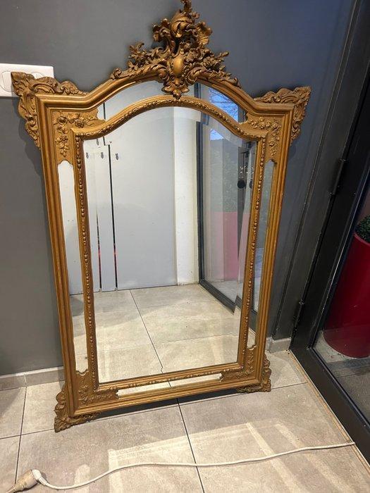 Spiegel - Gips, Hout, Antiek en Kunst, Curiosa en Brocante