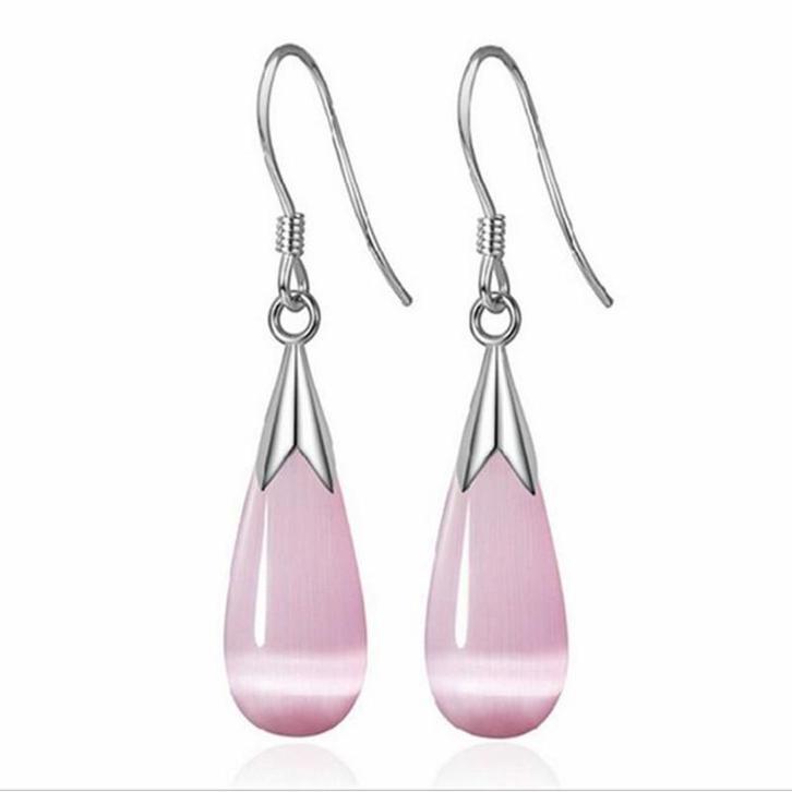 Fako Bijoux - Oorbellen - Hanger - Kattenoog - Cats Eye -, Bijoux, Sacs & Beauté, Boucles d'oreilles, Envoi