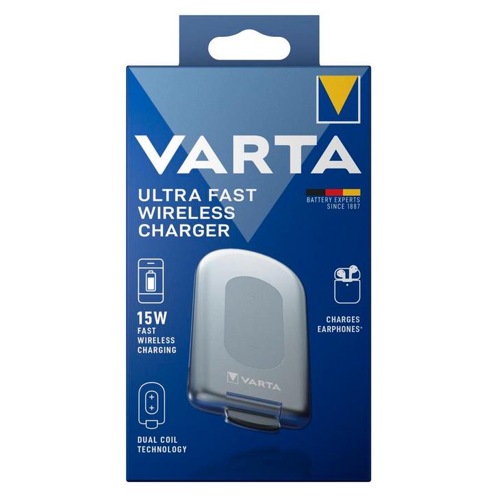 2eChoix | Chargeur sans fil ultra rapide Varta - 31x100x195, Telecommunicatie, Mobiele telefoons | Batterijen en Accu's, Ophalen of Verzenden