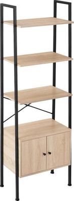 2dekans | tectake - Wandrek wandkast stellingkast boekenkast, Huis en Inrichting, Kasten | Boekenkasten, Ophalen of Verzenden