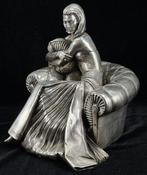 Scultura Dama Art Decò – Italia - Vittorio Tessaro -, Antiek en Kunst