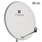 Triax TDS 80cm schotel kleur 7035 lichtgrijs (niet per post, Nieuw, Ophalen of Verzenden