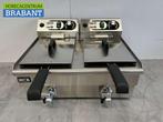 Friteuse double en acier inoxydable Friteuse Vanne de, Verzenden