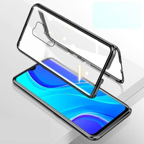 Xiaomi Mi A2 Lite Magnetisch 360° Hoesje met Tempered Glass, Télécoms, Téléphonie mobile | Housses, Coques & Façades | Marques Autre