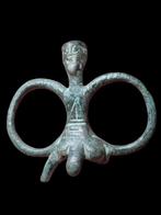 Romain antique Bronze Ornement de phallus très rare, Antiek en Kunst