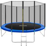 tectake Trampoline Garfunky met veiligheidsnet - 366 cm, Kinderen en Baby's, Speelgoed | Buiten | Trampolines, Verzenden, Nieuw