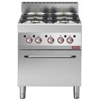 D-G65/4BF7-N Fourneau 4 feux vifs gaz avec four gaz, Verzenden, Cuisinière, Friteuse et Grils