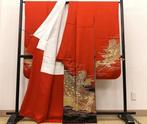 Kimono  Prachtige Furisode Kimono met keizerlijke koets en