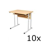 Schooltafel | Verstelbaar | Grijs | Voor Kinderen, Zakelijke goederen, Verzenden, Nieuw in verpakking