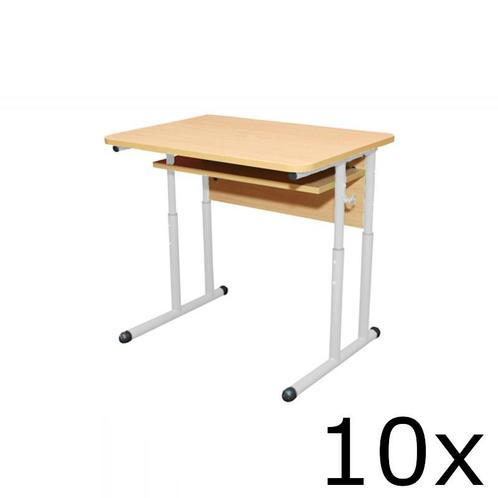 Schooltafel | Verstelbaar | Grijs | Voor Kinderen, Zakelijke goederen, Horeca | Keukenapparatuur, Nieuw in verpakking, Verzenden