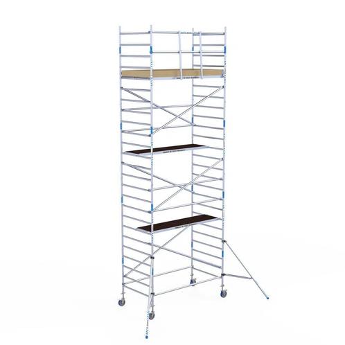 ALX rolsteiger 135 x 8,2m WH met voorloopleuning, Doe-het-zelf en Bouw, Steigers, Rolsteiger of Kamersteiger, Nieuw, 5 meter of hoger