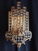 Wandlamp - Brons, Kristal - grote appliqué