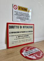 Wandbord (3) - IJzer, Aluminium - Veiligheid / Reglement