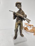 Beeld, JAGER - 28 cm - Zamak