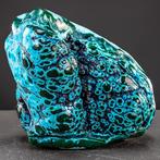 Malachite chrysocolla avec druse – point focal puissant dans