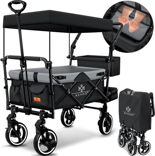 KESSER® Bolderkar - Opvouwbaar - Bolderwagen - Zwart (U), Huis en Inrichting, Woonaccessoires | Overige, Verzenden