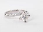Verlovingsring - 18 karaat Witgoud - 1.16ct. tw. Diamant