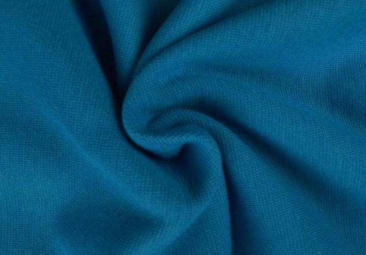 Boordstof - Petrol - Vanaf 10 meter, Hobby en Vrije tijd, Stoffen en Lappen, 30 tot 120 cm, 200 cm of meer, Blauw, Nieuw, Katoen