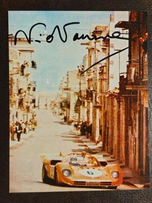 1970 Targa Florio - Nino Vaccarella - Photographie, Verzamelen, Automerken, Motoren en Formule 1
