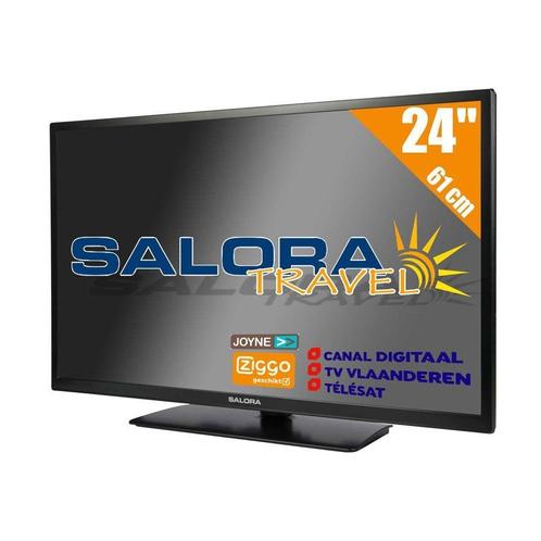Salora 24 Travel TV DVB-S2/C/T2 - 12/230V, TV, Hi-fi & Vidéo, Télévisions, Enlèvement ou Envoi