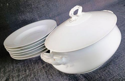 Richard Ginori - Tafelservies voor 6 (7) - Porselein, Antiek en Kunst, Antiek | Meubels | Tafels