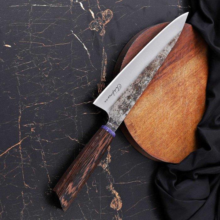 Keukenmes - R671 - Olive - Italië - chefs Gyuto mes, Antiquités & Art, Antiquités | Ustensiles de cuisine