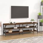 vidaXL Tv-meubel 160x40x50 cm bewerkt hout bruin eikenkleur, Verzenden, Nieuw