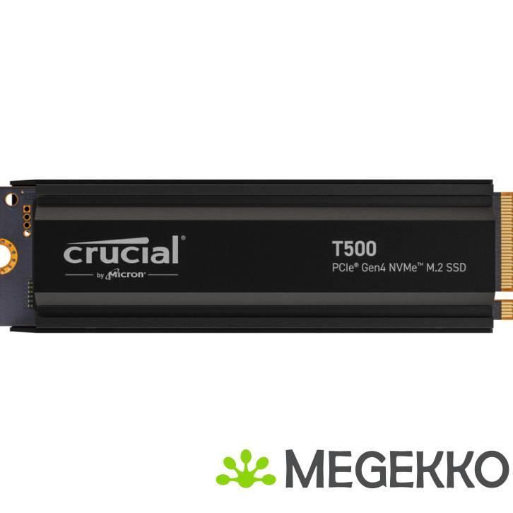 Crucial SSD T500 4TB Heatsink, Computers en Software, Harde schijven, Nieuw, Verzenden