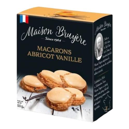 Maison Bruyere koekjes macaron abrikoos vanille 60g, Collections, Vins