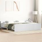 vidaXL Bedframe met hoofd- en voeteneinde wit 180x200 cm, Huis en Inrichting, Slaapkamer | Bedden, Verzenden, Nieuw