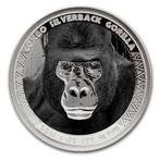 Congo. 5000 Francs 2016 Silverback Gorilla - Colorized, 1 Oz