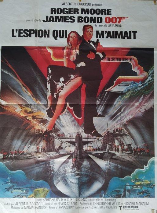 Roger Moore - James Bond 007 (1977) - 120cm x 160cm - No, Verzamelen, Film en Tv