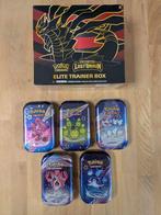 Pokémon - 6 Sealed box - Elite Trainer Box Lost Origin + 5x, Hobby en Vrije tijd, Nieuw