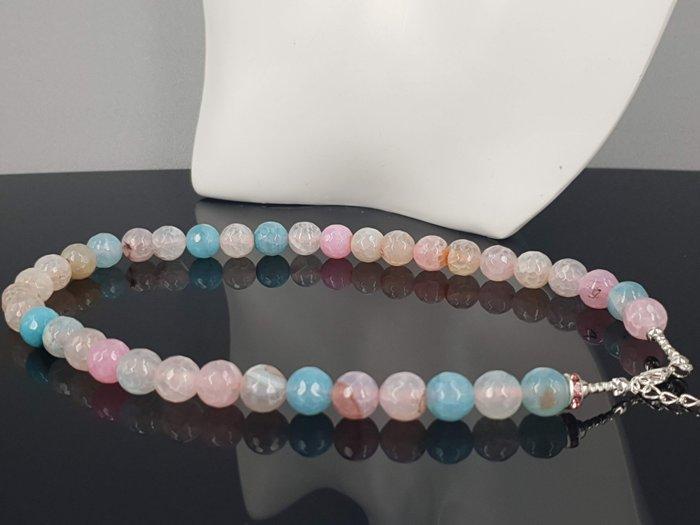 Natuurlijke Morganiet edelsteen - Ketting, Verzamelen, Mineralen en Fossielen